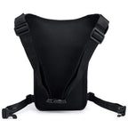 Motorcycle Drop Leg Bag Nylon Waist Pack For Men Women Crossbody Shoulder Fanny Bag Bike Riding Cycling Travel Outdoor Sports Hu