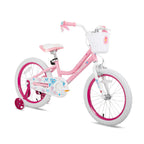Joystar 18 Inch Girls Bike For 5 6 7 8 9 Years Old Kids Bike For Ages 5-8 Years Girls With Training Wheels And Basket 18'' Child
