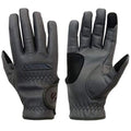 eGlove eQUEST GripPro Leather Touchscreen Horse Riding Gloves (Grey, X-Small)