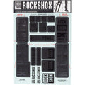 Rockshox Fork Decal Kit - 35Mm Dual Crown, Stealth Black