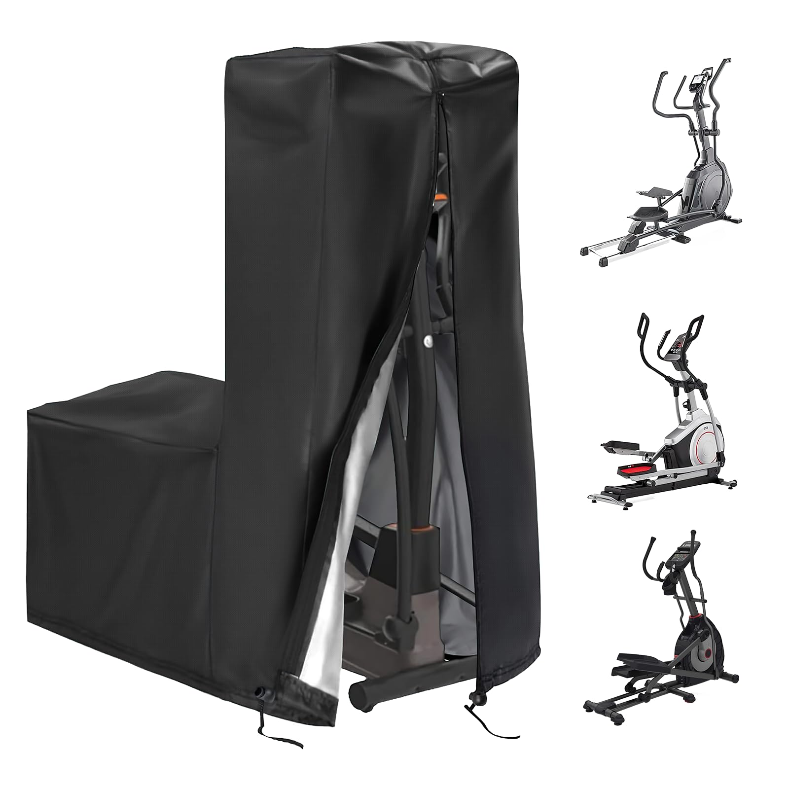 Kingling Elliptical Covers, Elliptical Exercise Machine Cover for Home Use Elliptical Trainer Waterproof & Dustproof Protective 