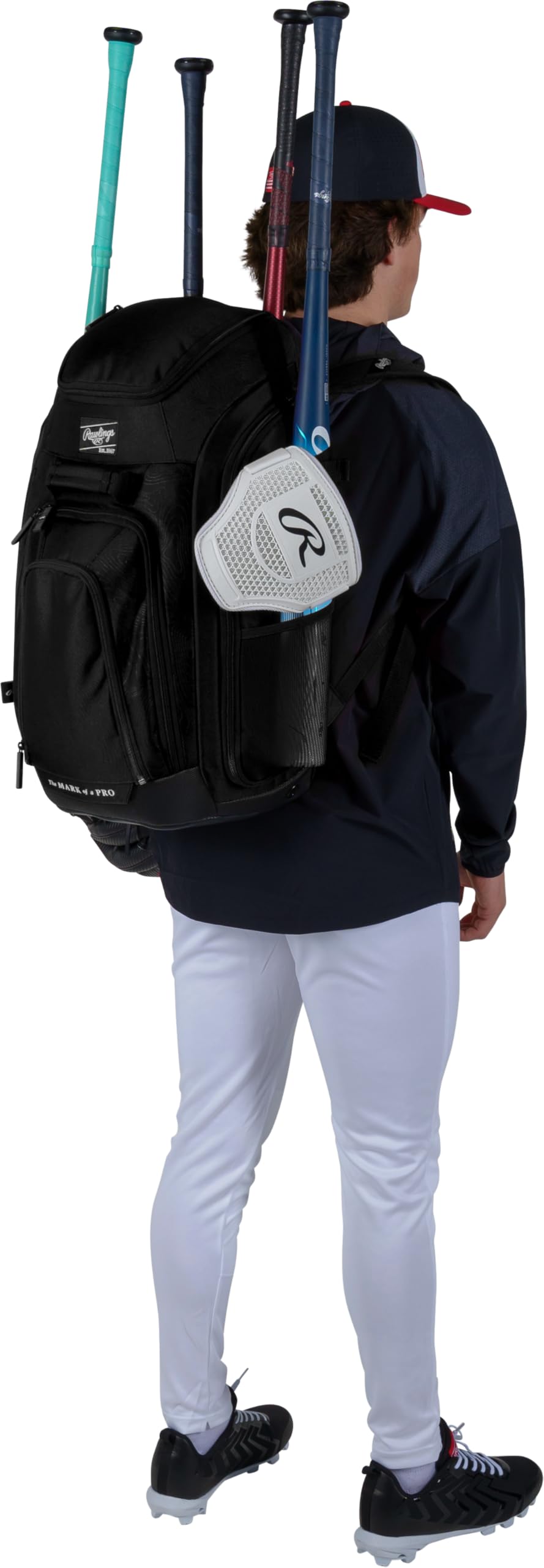 Rawlings | LEGION 2.0 Players Backpack | Baseball/Softball | BLACK