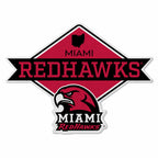Rico Industries Ncaa Miami Of Ohio Redhawks Diamond Shape Cut Pennant - Home And Living Room D  Cor - Soft Felt Ez To Hang