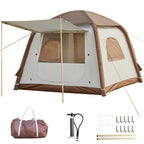 Dancoom 6-8 Person Inflatable Tent For Camping, 96.8 Ft Large Camping Tent Includes Tarps,3000Mm Waterproof Easy Setup Glamping