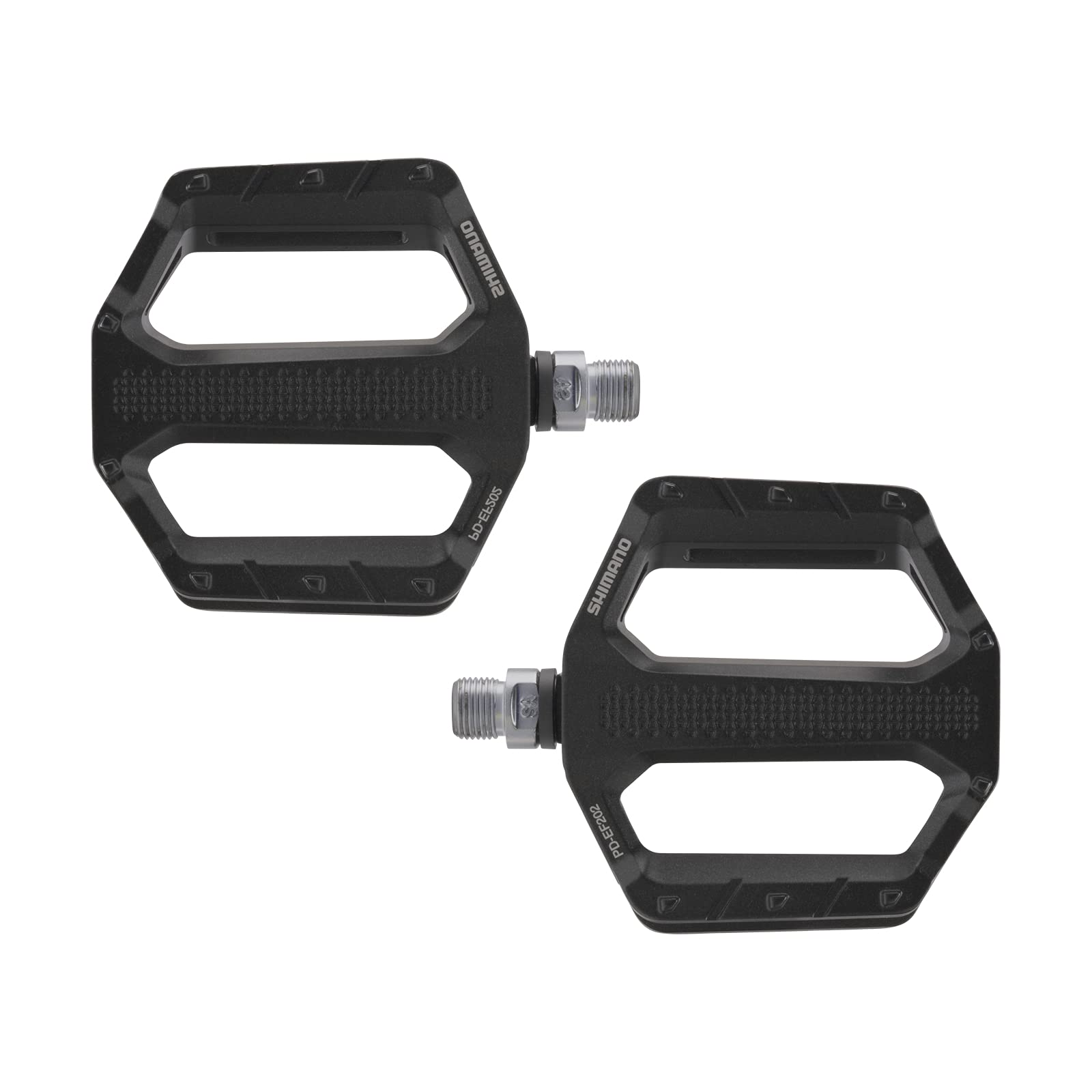 Shimano Pd- Ef202 Casual Riding Flat Pedal, Silver, One Size