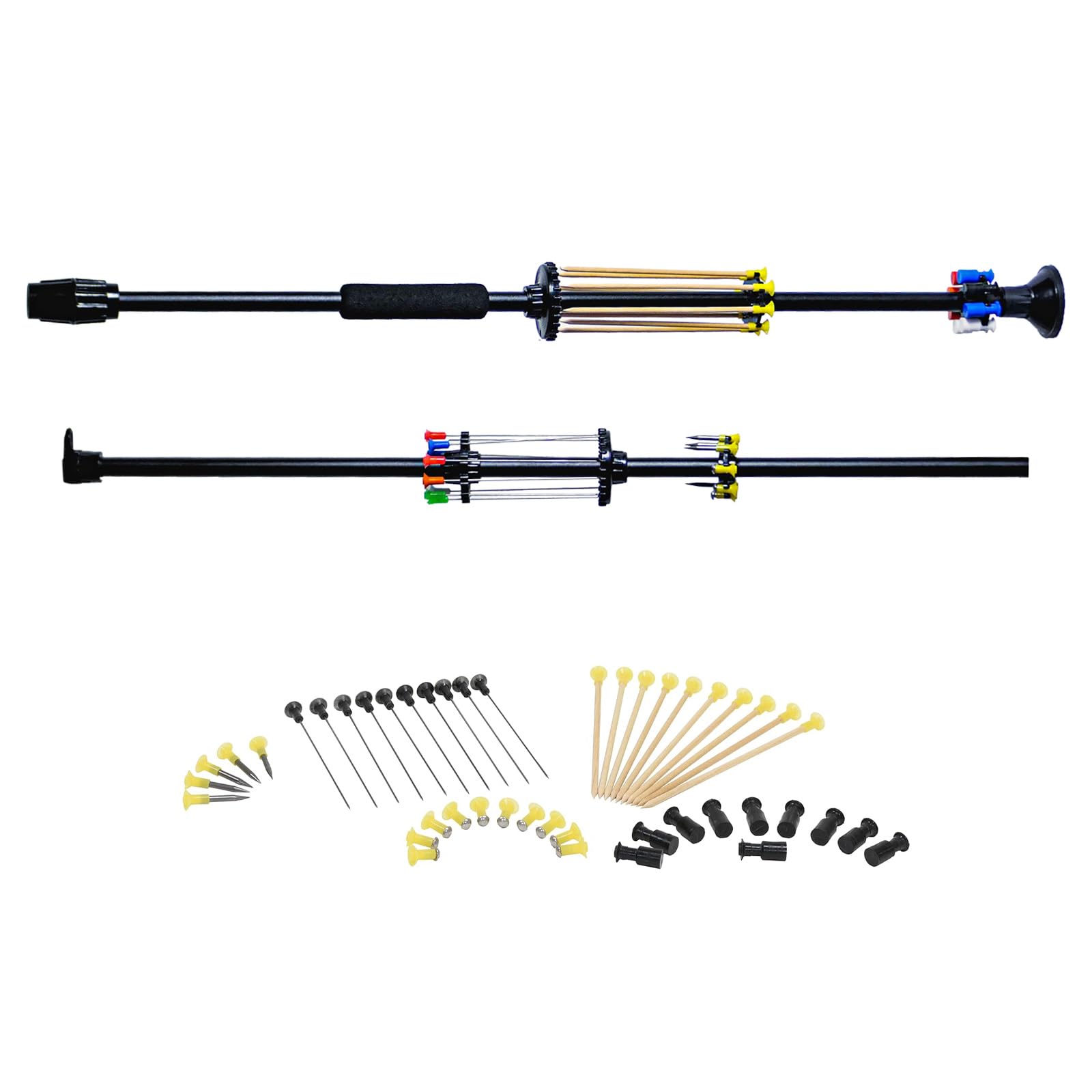 Black Rhino Blowguns 36 Inch 1 piece 40 Caliber Blowgun Anodize Black Comes with a 40 pc Dart kit