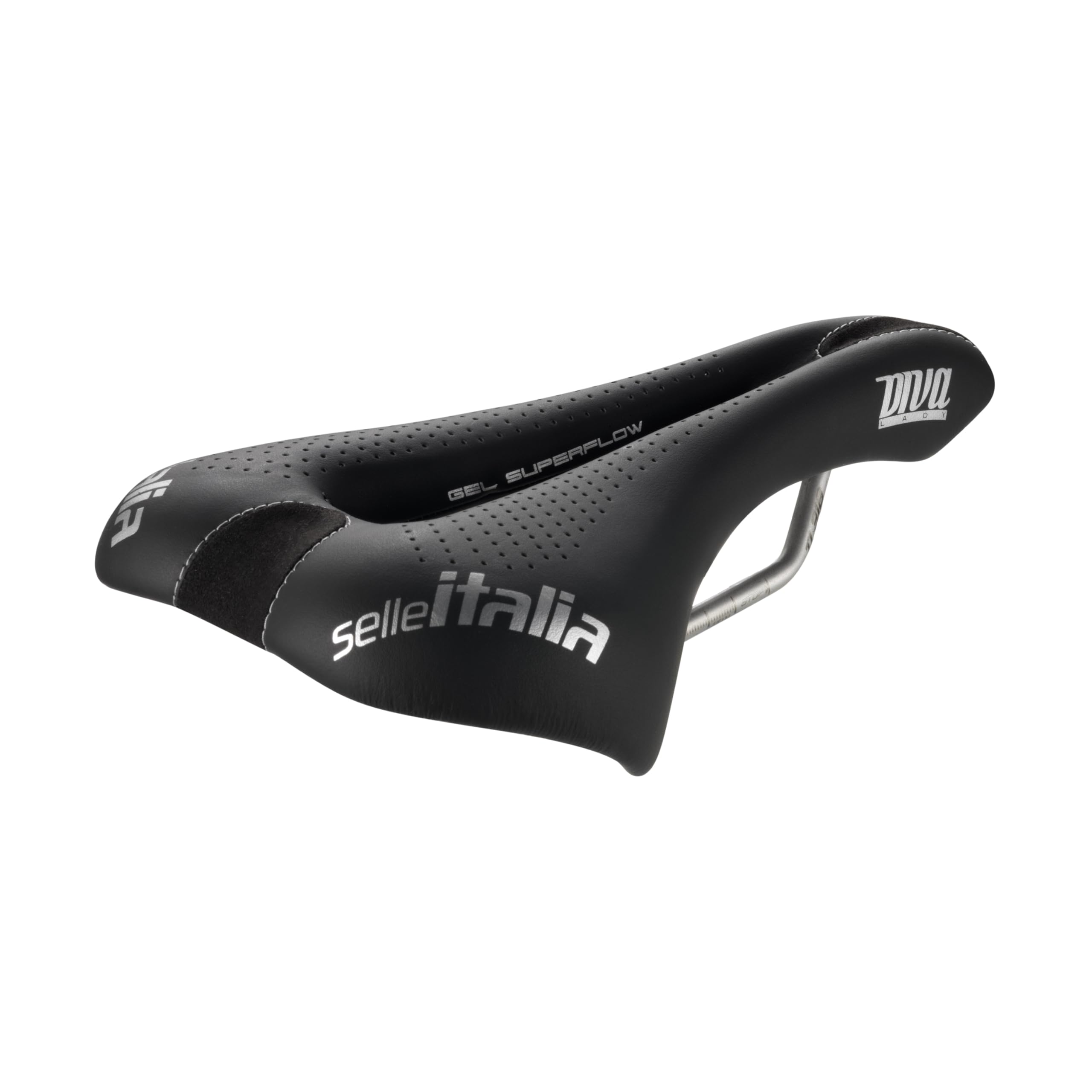 Selle Italia, Diva Gel Superflow, L, Mtb And Road Bike Saddle, 270 X 152Mm, Women, 285G