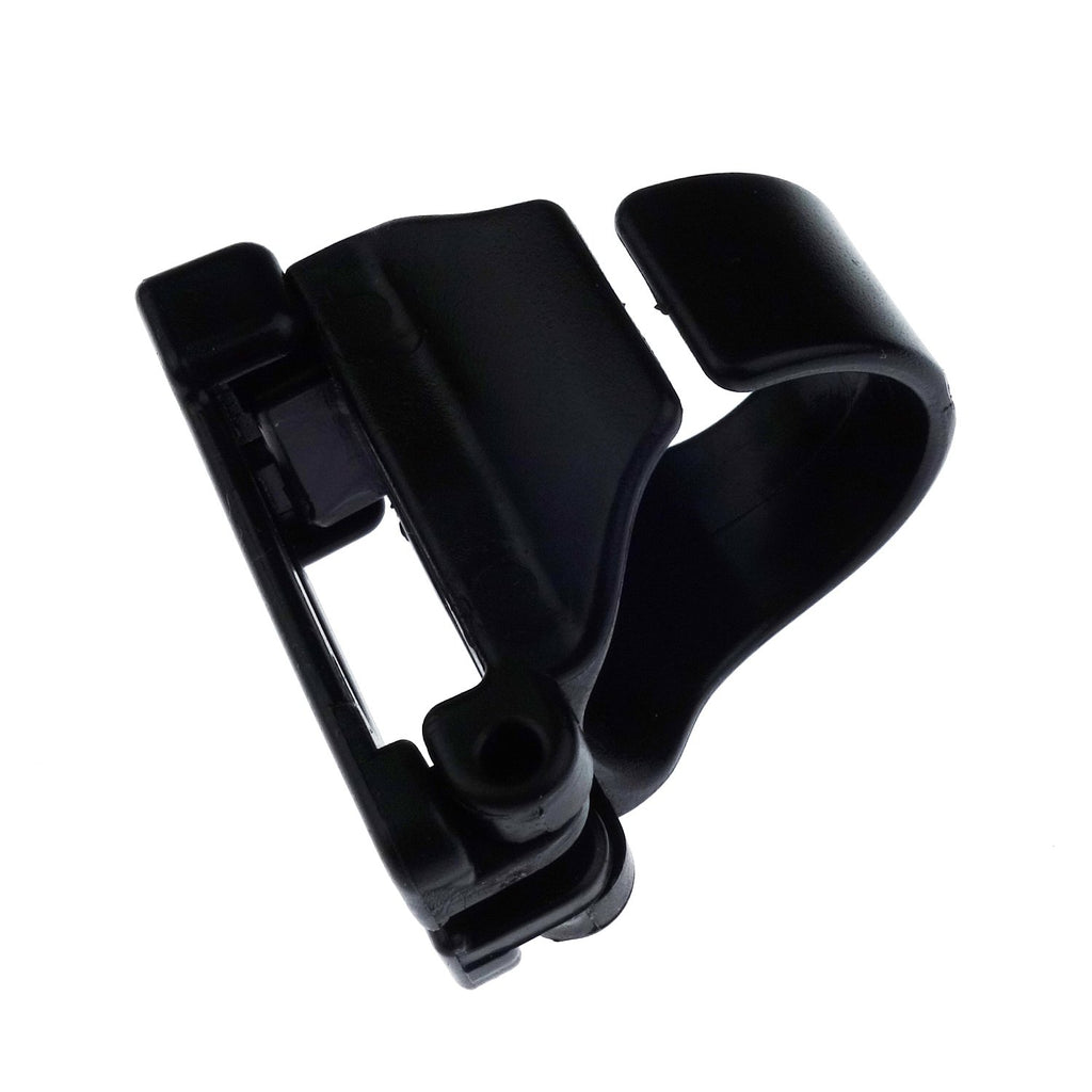 Kasteco 4 Pack Scuba Dive Universal Plastic Clip Snorkel Keeper Tube Holder, Black