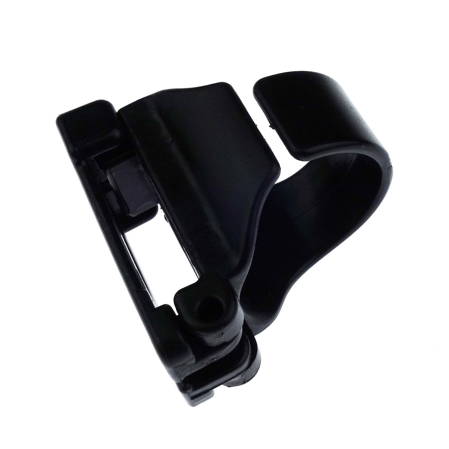 Kasteco 4 Pack Scuba Dive Universal Plastic Clip Snorkel Keeper Tube Holder, Black