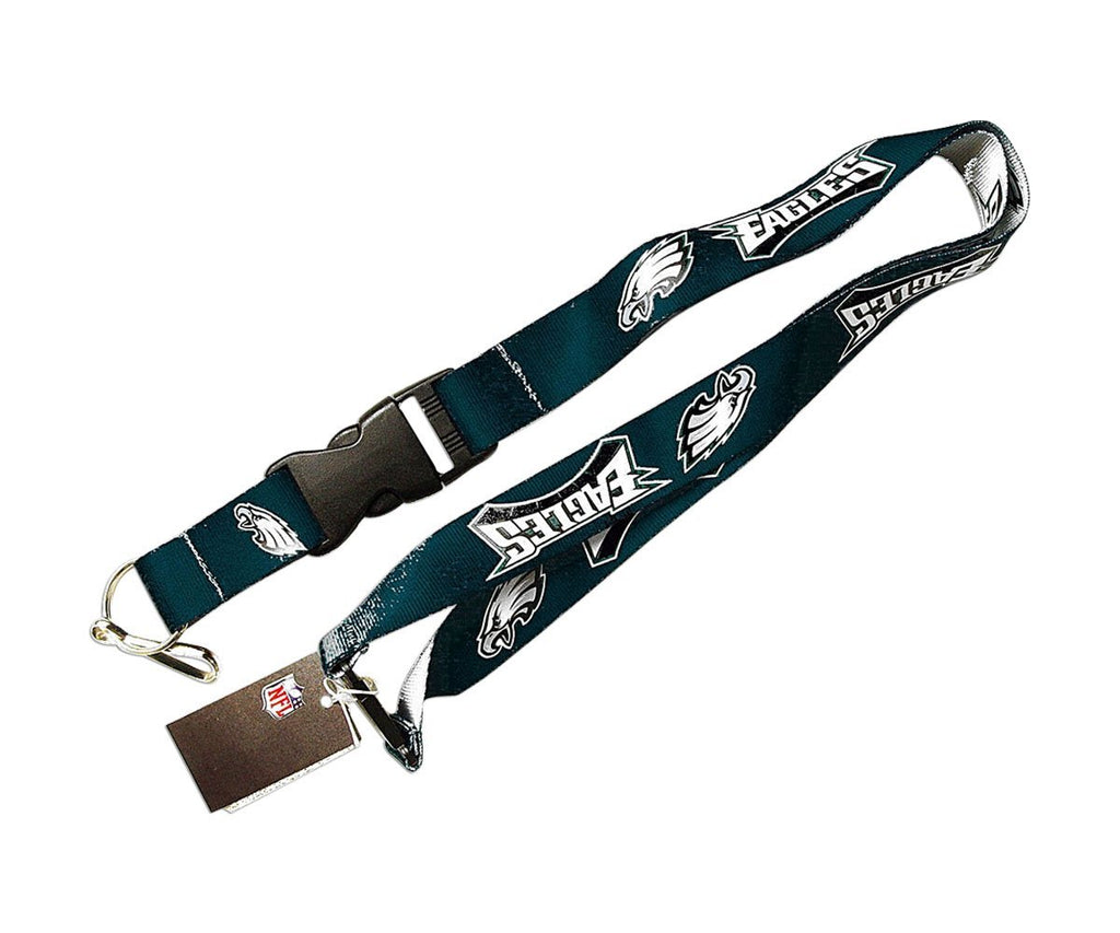 Aminco Nfl Philadelphia Eagles Reversible Lanyard, Team Colors, One Size (Nfl-Ln-162-24)