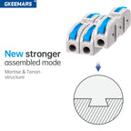 Gkeemars 20 Pcs Wire Connector, 1 Conductor Compact Wire Connectors Splicing Connectors For Circuit Inline 24-12 Awg (Blue)