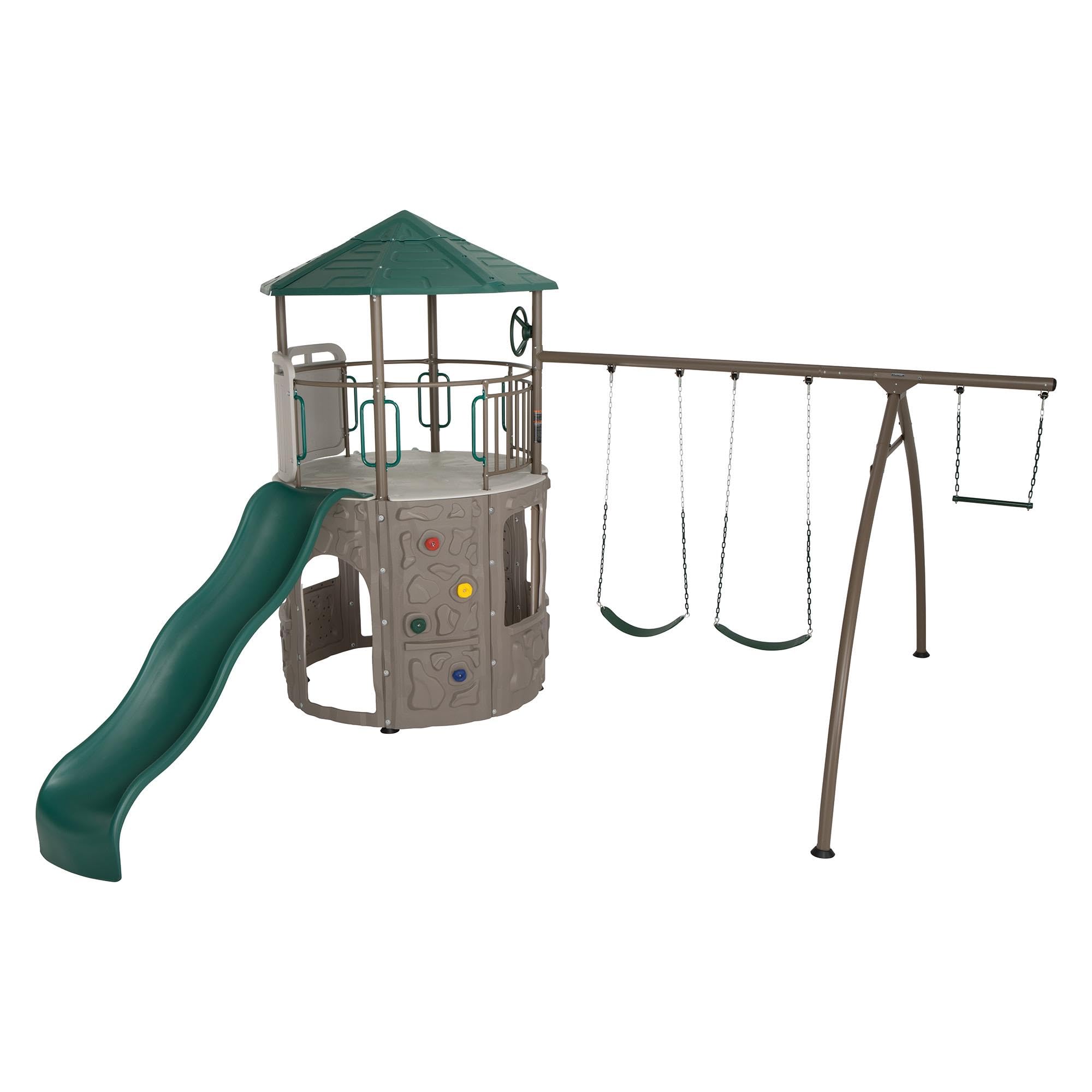 Lifetime Adventure Tower Swing Set Playset
