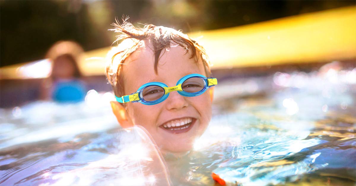 Zabert K20 Swimming Goggles For Kids Toddler Youth Girls Boys Junior Jr Childrens Child Little Age 3 4 5 6 7 8 9 10 Years Anti F
