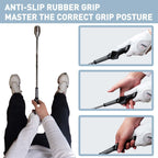 Golf Swing Trainer Aid, Golf Grip Trainer For Warm-Up, Swing Tempo Training - Weighted Golf Club For Indoor Practice, Right-Hand