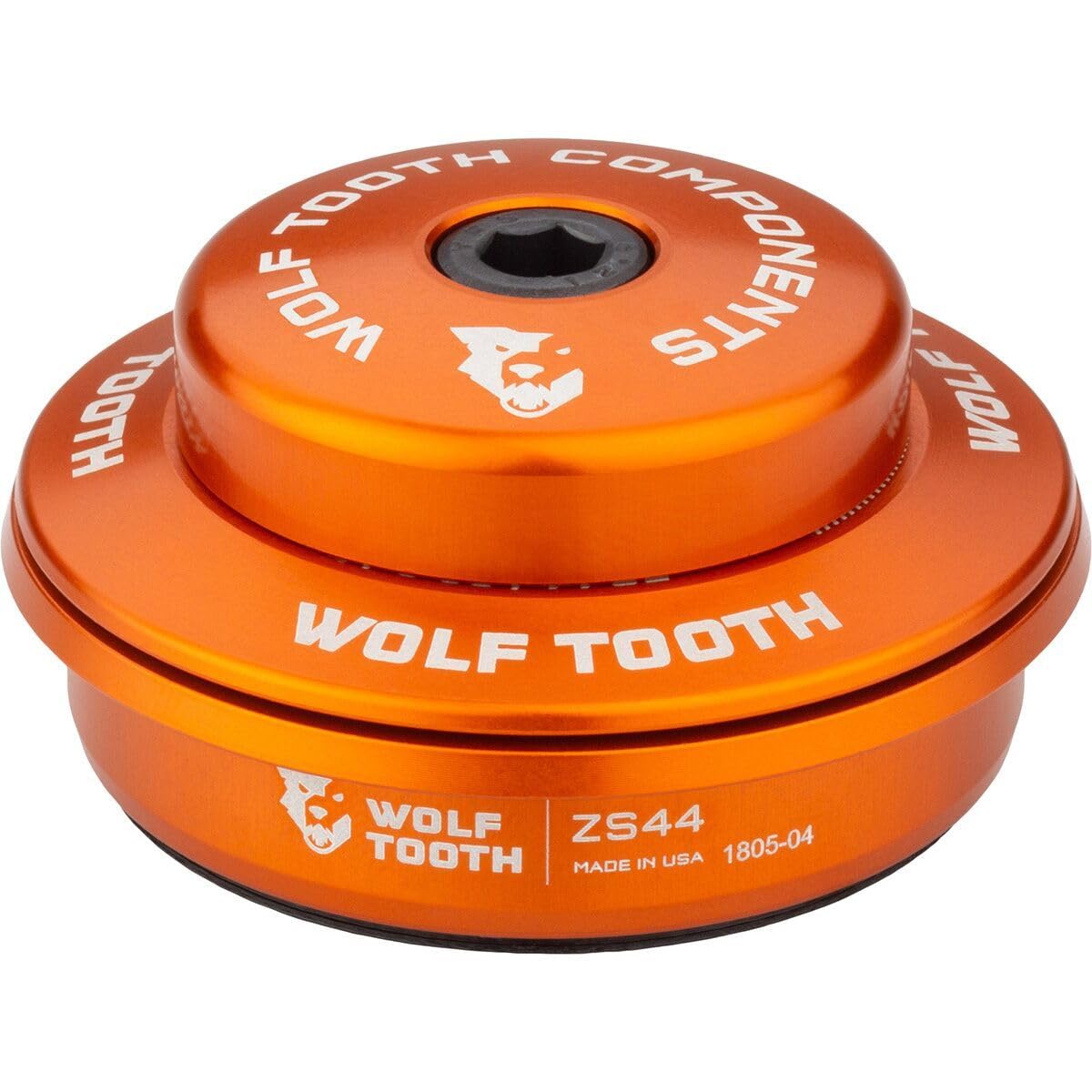 Wolf Tooth Performance IS41/28.6 Upper Headset 7mm Stack Orange