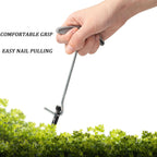 Laiyoho 3 Pcs Outdoor Tent Peg Puller Extractor With Plastic Handles, Portable Tool For Camping And Other Outdoor Activities