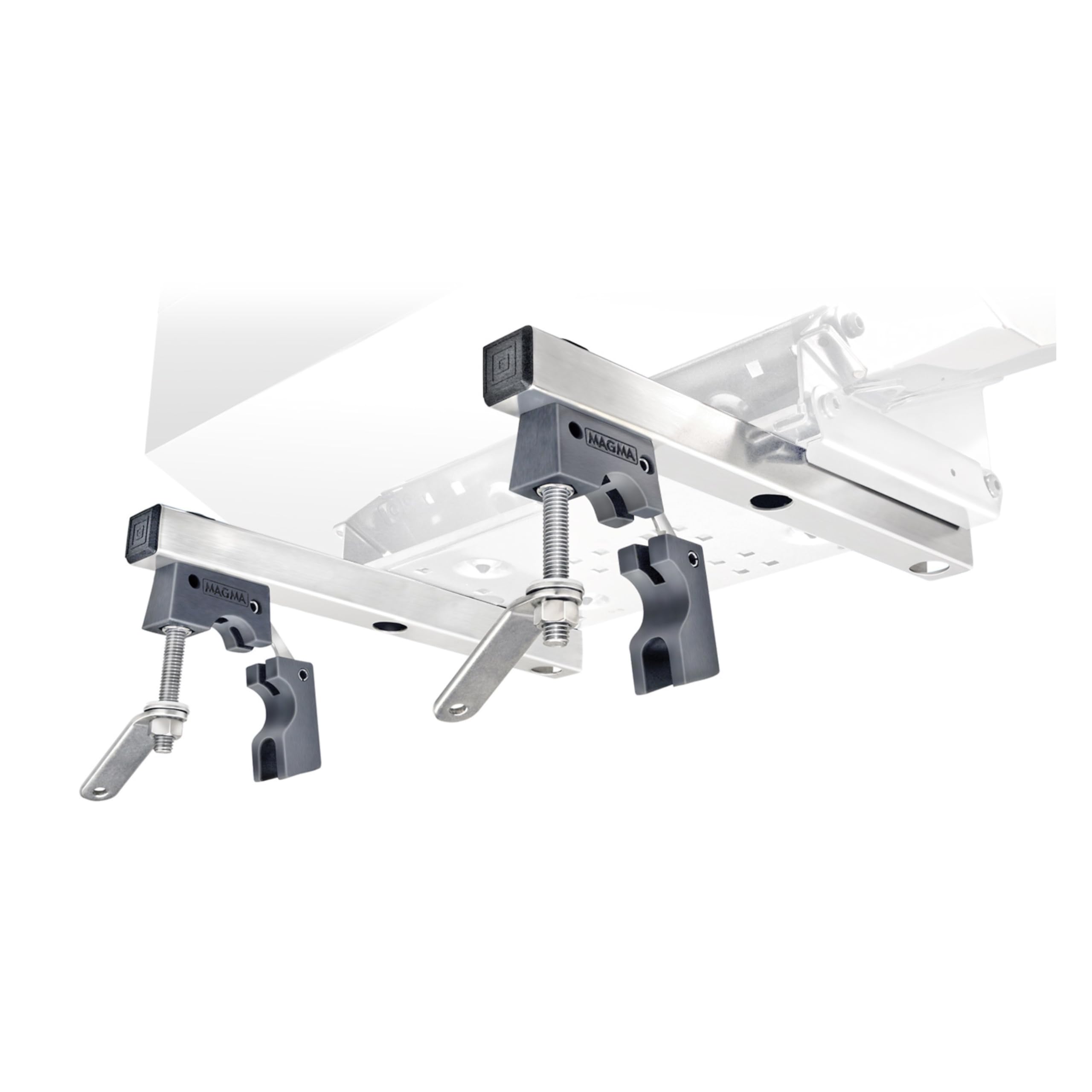 Magma Products, T10-685, Dual Extended Horizontal Round Rail, 1-1/4 Rails