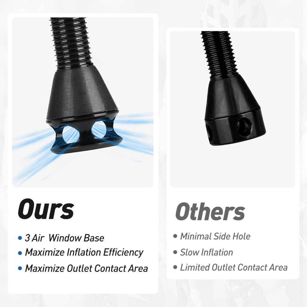 Hakula Matata Tubeless Presta Valve Stem 48 Mm, Super Light Alloy Tubeless Tire Valve Stems With Caps Integrated Core Removal To