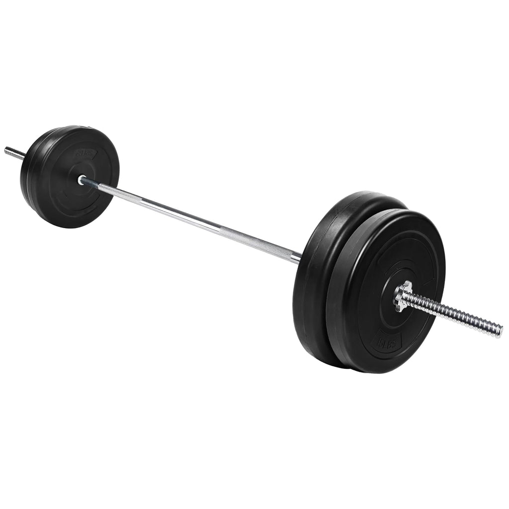 Fitvids Vinyl Standard 1-Inch Plate Weight Plate for Strength Training and Weightlifting, 80-Pound