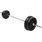 Fitvids Vinyl Standard 1-Inch Plate Weight Plate for Strength Training and Weightlifting, 80-Pound