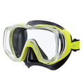 TUSA M-3001 Freedom Tri-Quest Scuba Diving Mask, Black/Flash Yellow