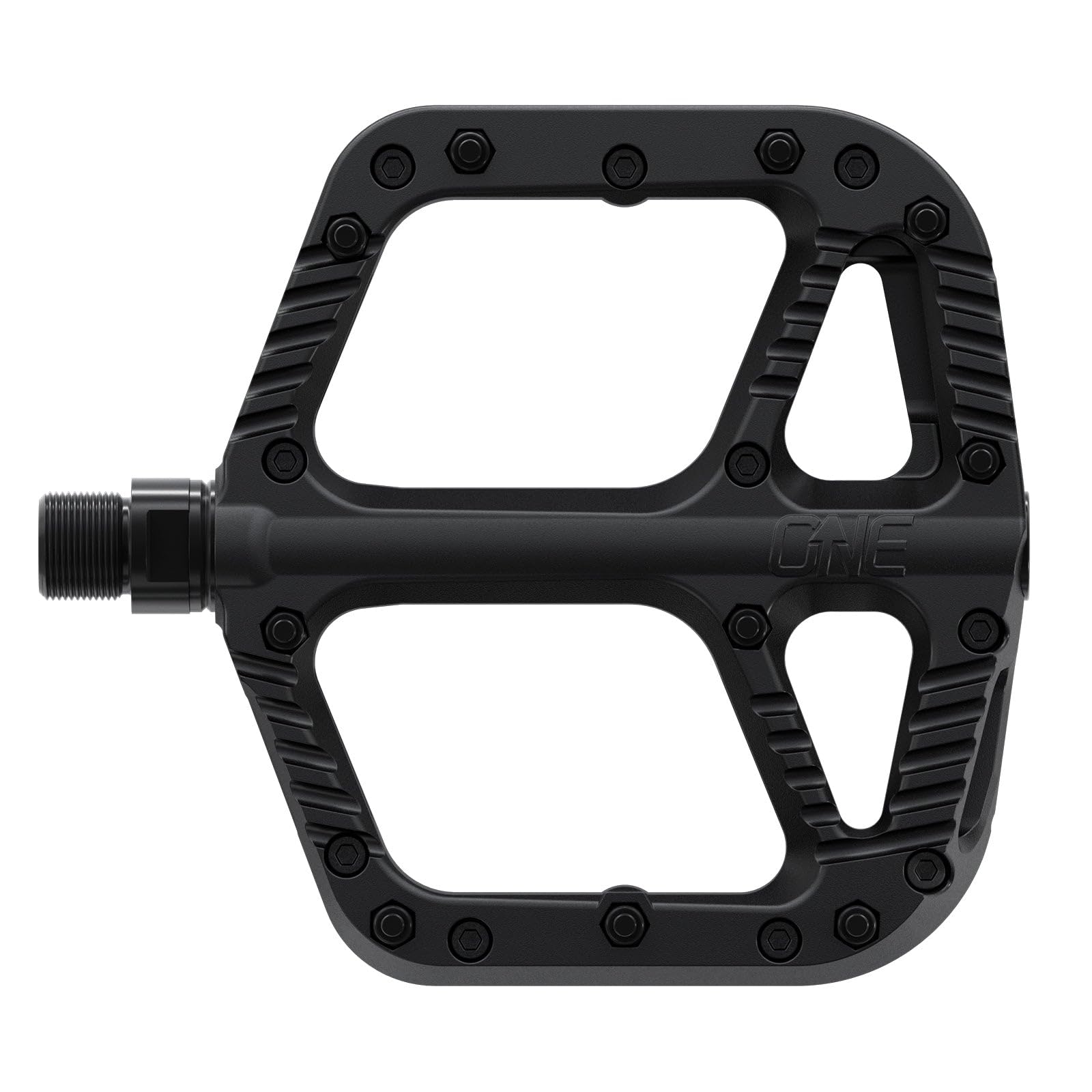 OneUp Components Composite Pedals, Purple - Lightweight, Durable Flat Bike Pedals for Mountain Bikes (MTB)