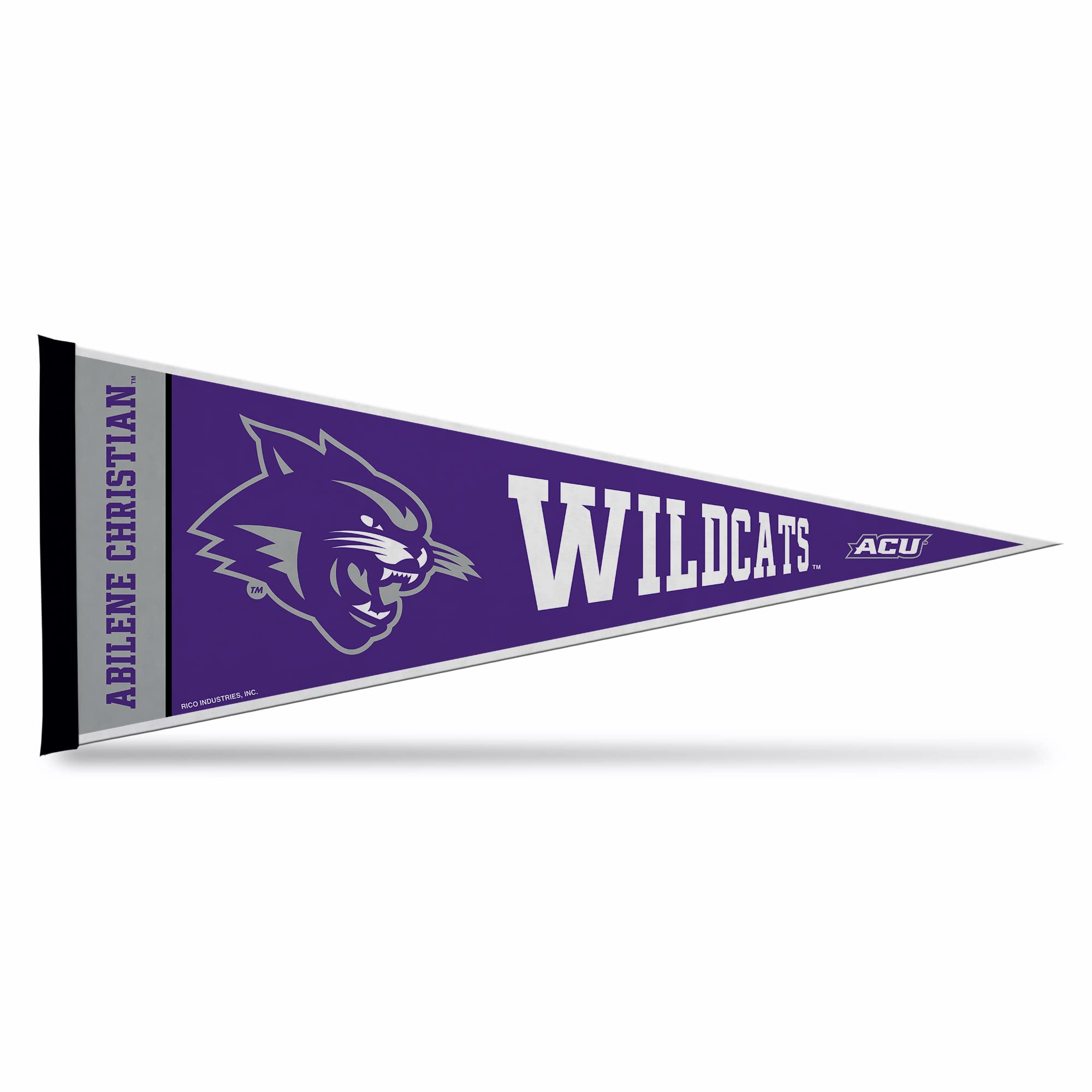 Rico Industries Ncaa Abilene Christian Wildcats Exclusive 12'' X 30'' Felt Wall D  Cor Pennant - Great For Home/Bed Room/Man Cav