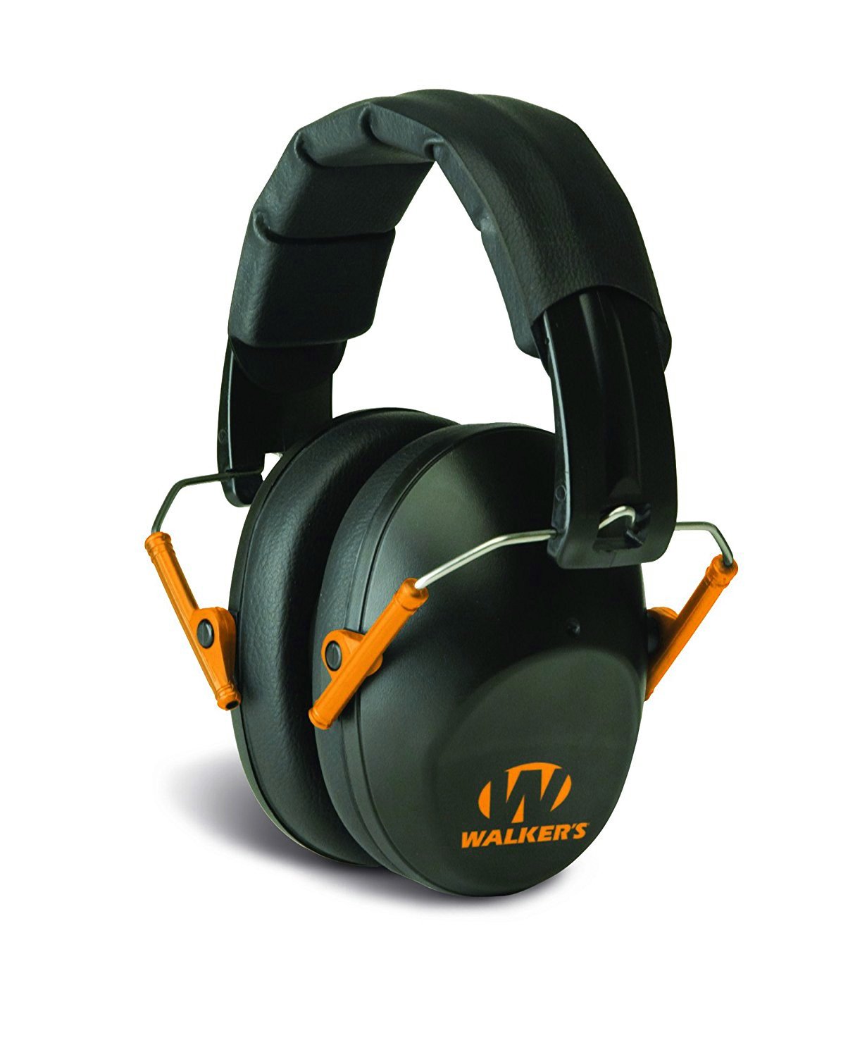 Walker'S Passive Folding Muff, Black And Orange