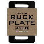 GORUCK Ruck Plate 45LB (Long) - USA Made Cast Iron Weighted Plates for Vest, Rucking, Squat, Swing, Strength Training Equipment,