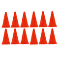 Safety Cone, 9 High With Base, Orange, Pack of 12