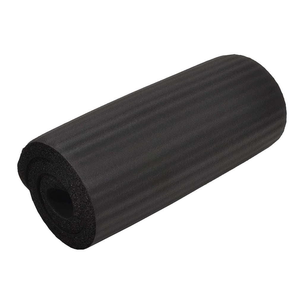 Balancefrom All Purpose 1/2-Inch Extra Thick High Density Anti-Tear Exercise Yoga Mat And Knee Pad With Carrying Strap, Black