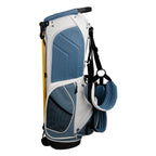 Powerbilt TPS Dunes 14-Way Blue/White Synthetic Leather Golf Stand Bag