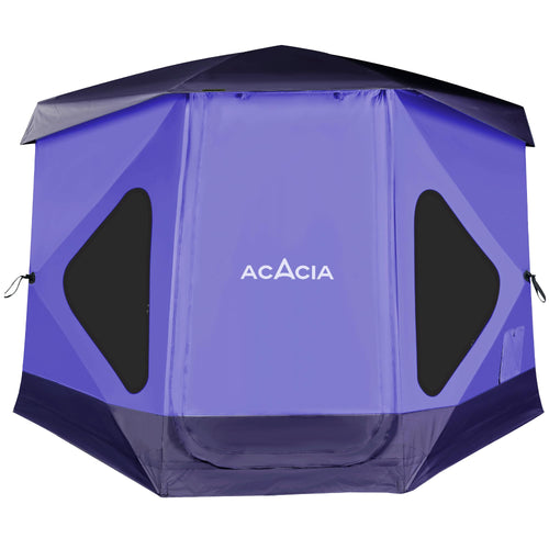 Acacia Space Tent Xl, 4 To 6 Person Spacious Large Camping Tent With 2 Doors And 8 Windows, Waterproof Windproof Portable Easy S