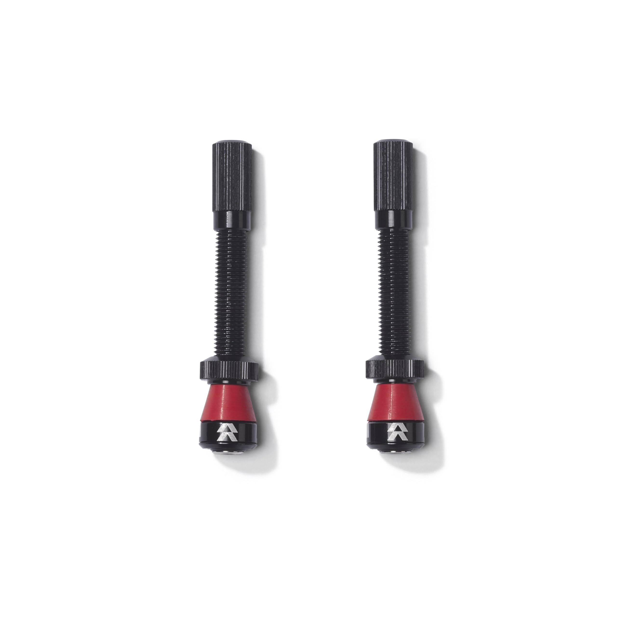 Reserve Wheels - Fillmore Tubeless Bike Tire Valves - 50Mm Black Pair - For Road, Mountain Bike And Cyclocross Tubeless Wheels.