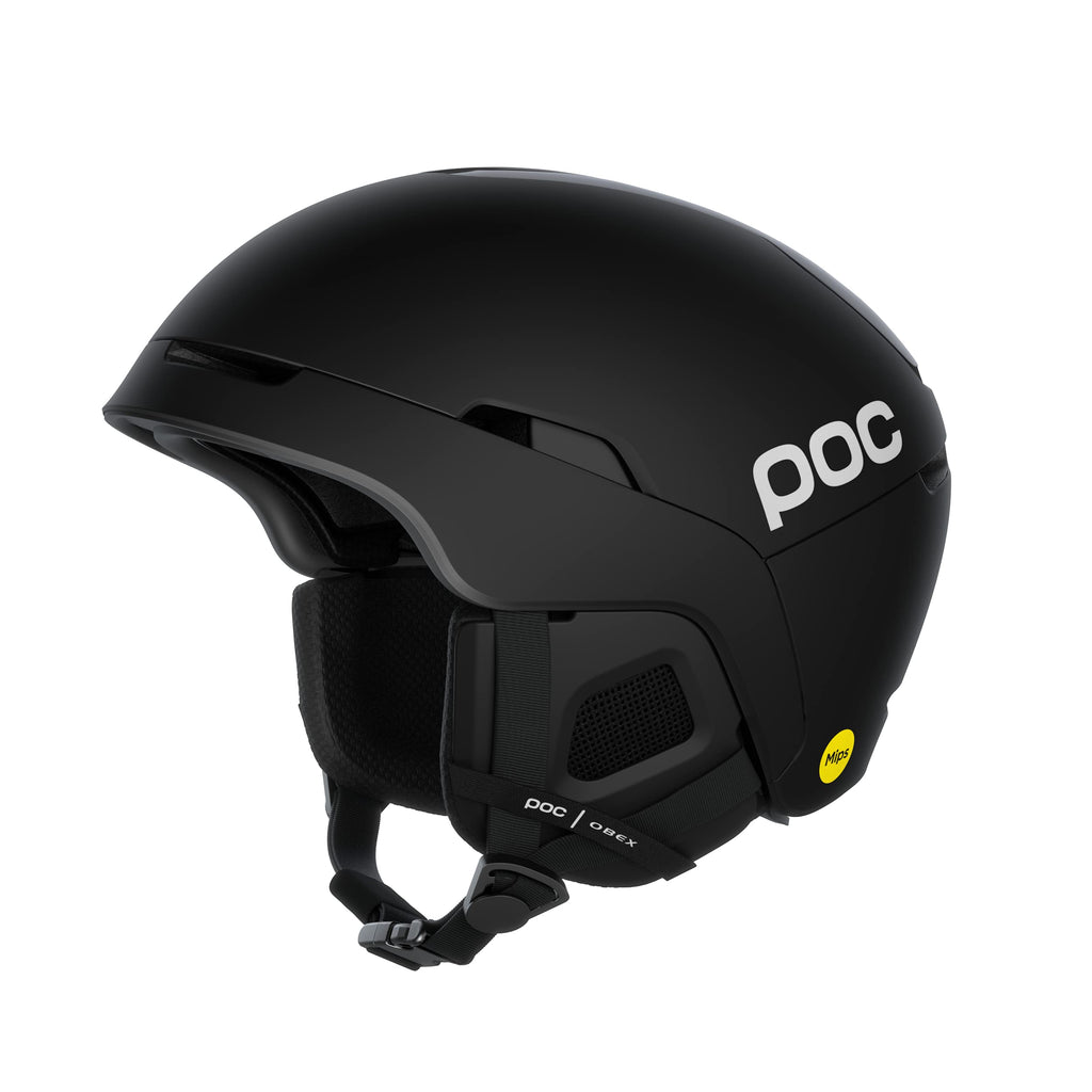 Poc, Obex Mips, Ski And Snowboard Helmet For All-Mountain Riding, Uranium Black Matt, Xss