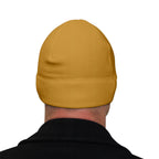 Temple Tape Tactical Fleece Watch Cap Beanie - Skull Cap Fleece Hat - Sand Brown - One Size (Fits Most Heads)