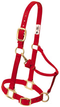 Weaver Leather Nylon Adjustable Draft Horse Halter, 1, Average, Red