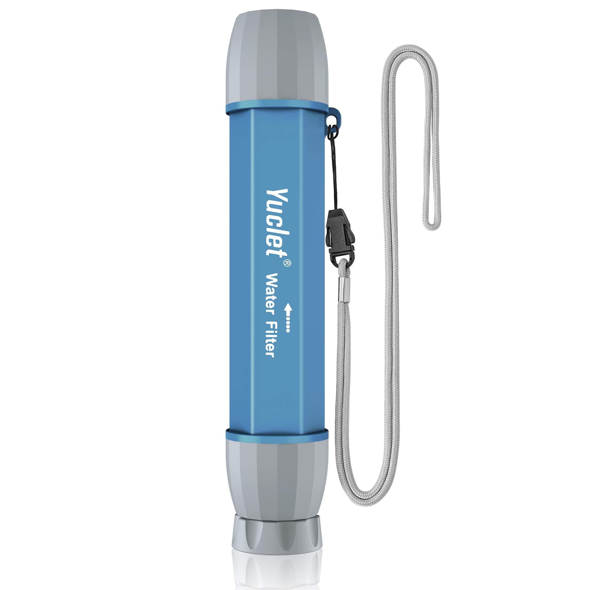 Yuclet YWF01 Personal Filter Straw for Drinking Survival, Portable Water Purifier Filtration System Survival Gear and Supplies f