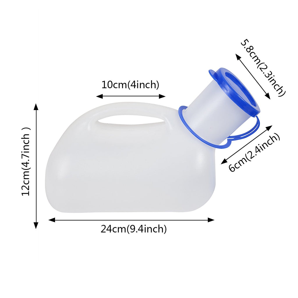Awoken Unisex Urinal, Portable Toilet Urinal For Men And Women, Pee Bottle With A Sealed Lid And Funnel For Elderly Kids And Pat