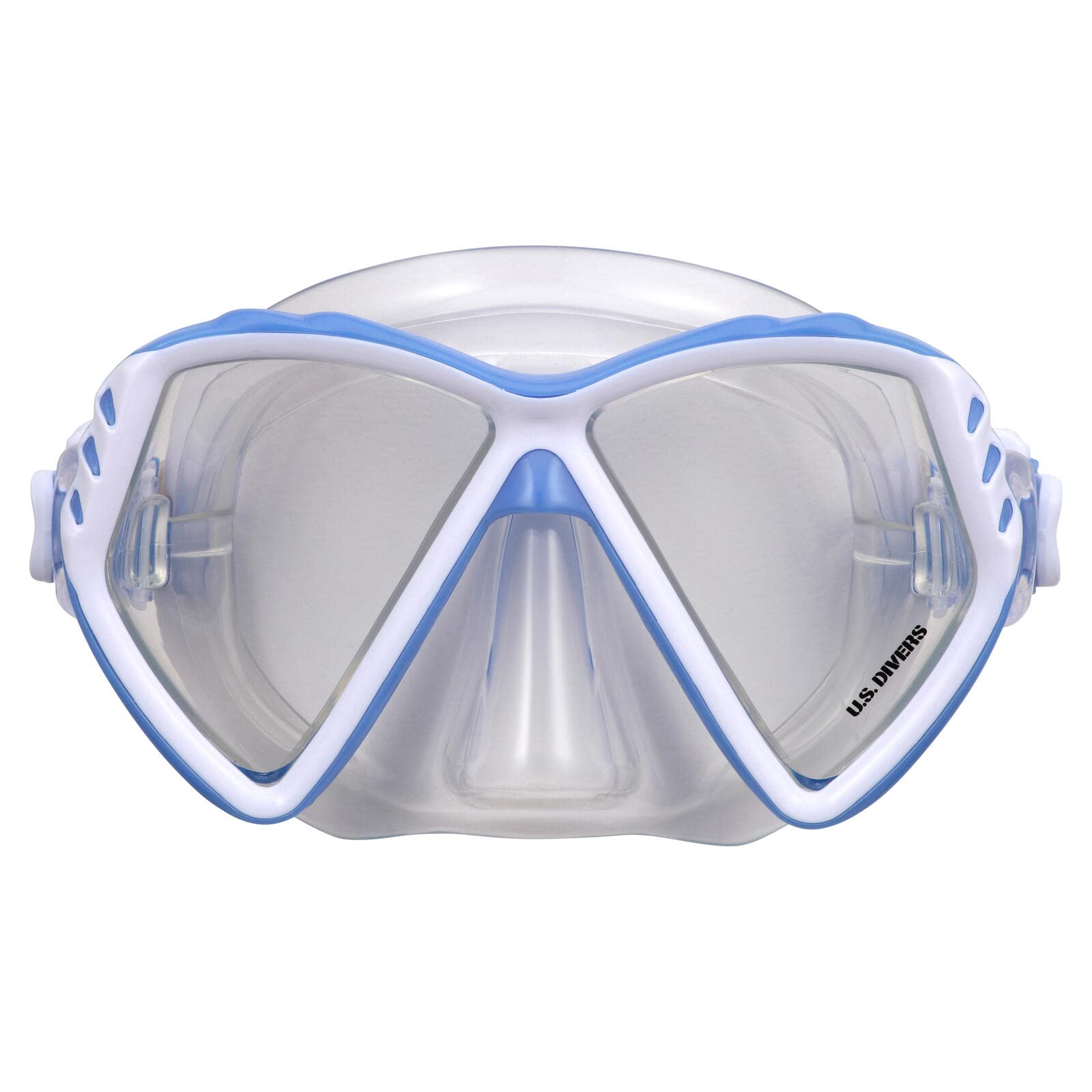 U.S. Divers Regal Jr Kids Snorkel Mask - Adjustable 2-Window Mask, Leak-Free Customized Fit, Shatter-Resistant Lens - Play Serie
