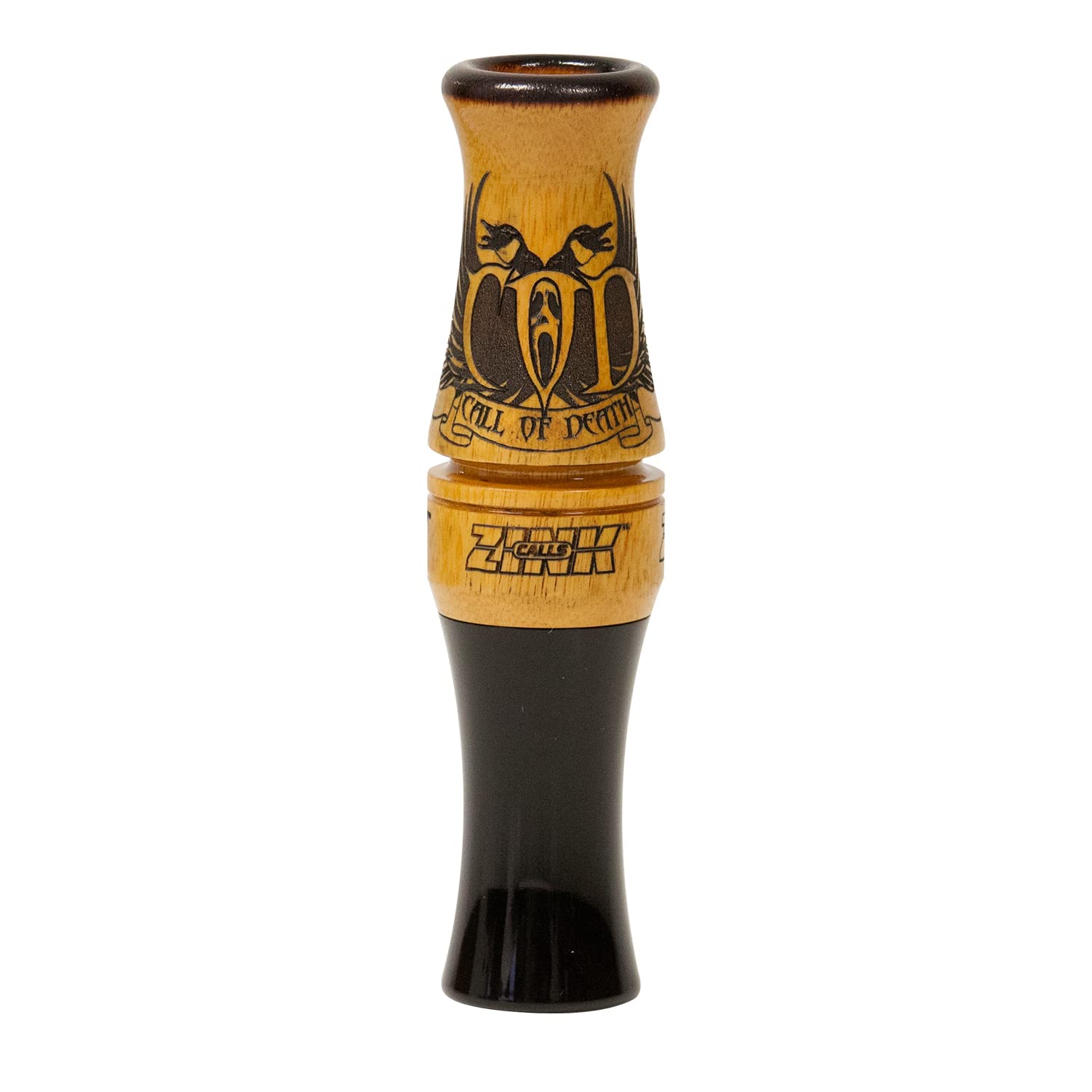 Zink Calls Of Death (Cod) Polycarbonate Hand-Tuned Short Reed Waterfowl Canada Goose Hunting Game Call - Power, Volume & Speed I