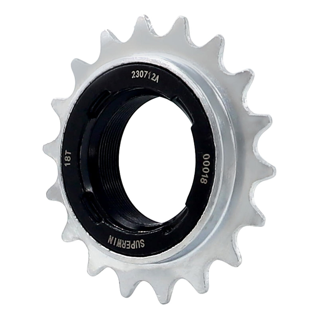 Zukka Single-Speed Bike Freewheel,18 Teeth Bicycle Flywheel,Compatible 1/2 X 1/8 One-Speed Cycling Replacement Accessory