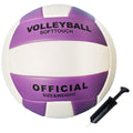 ABAJI Volleyball Official Size Soft Surface Training Practice Indoor Outdoor Gift for Boys Girls Come with Pump Needle