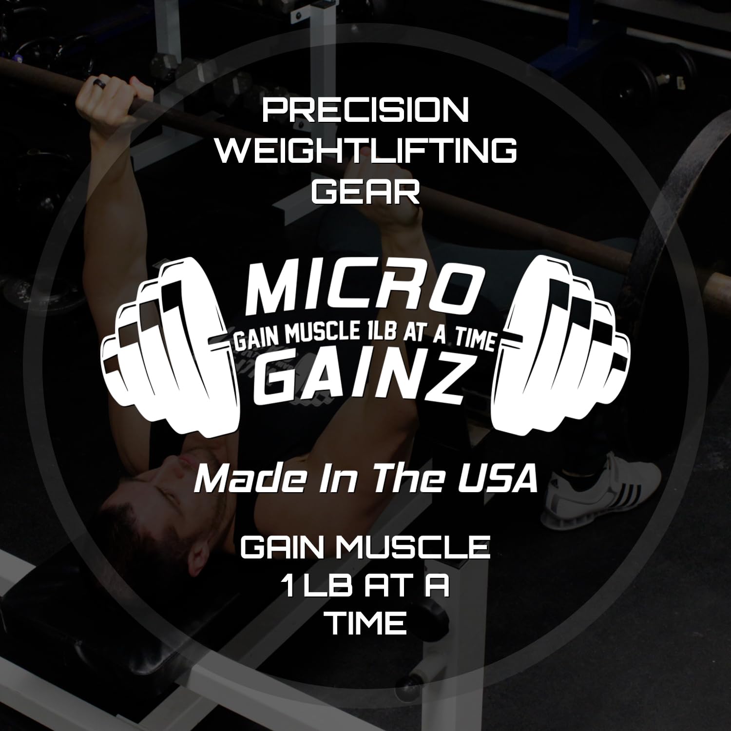 Micro Gainz Dumbbell Fractional 2.5 Lb Weight Plate, Ideal For Micro Loading, Choose 2 Or 4 Piece Fractional Weight Plates, Desi