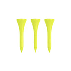 Izzo Golf Wood Golf Tees, 1.75 Inch, Neon Yellow (Pack Of 200)