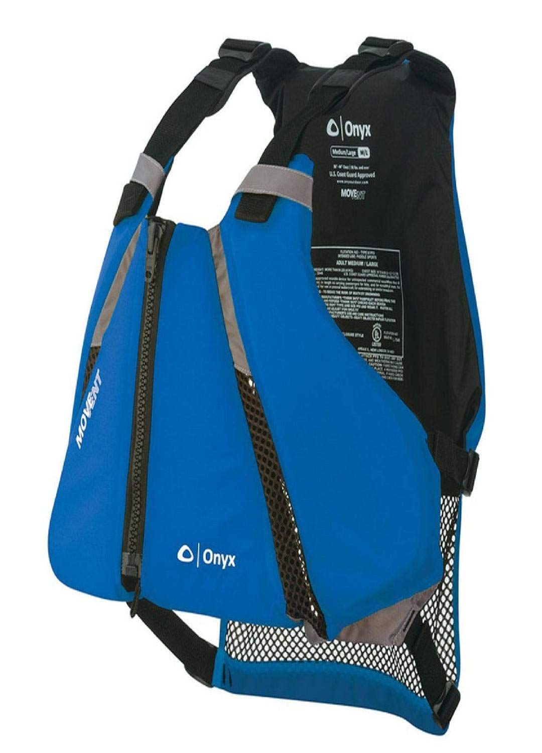 Onyx Movevent Curve Paddle Sports Life Vest, X-Large/Xx-Large, Blue