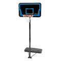 Lifetime 1268 Streamline Impact Portable Basketball System, 44 Inch Backboard, Black