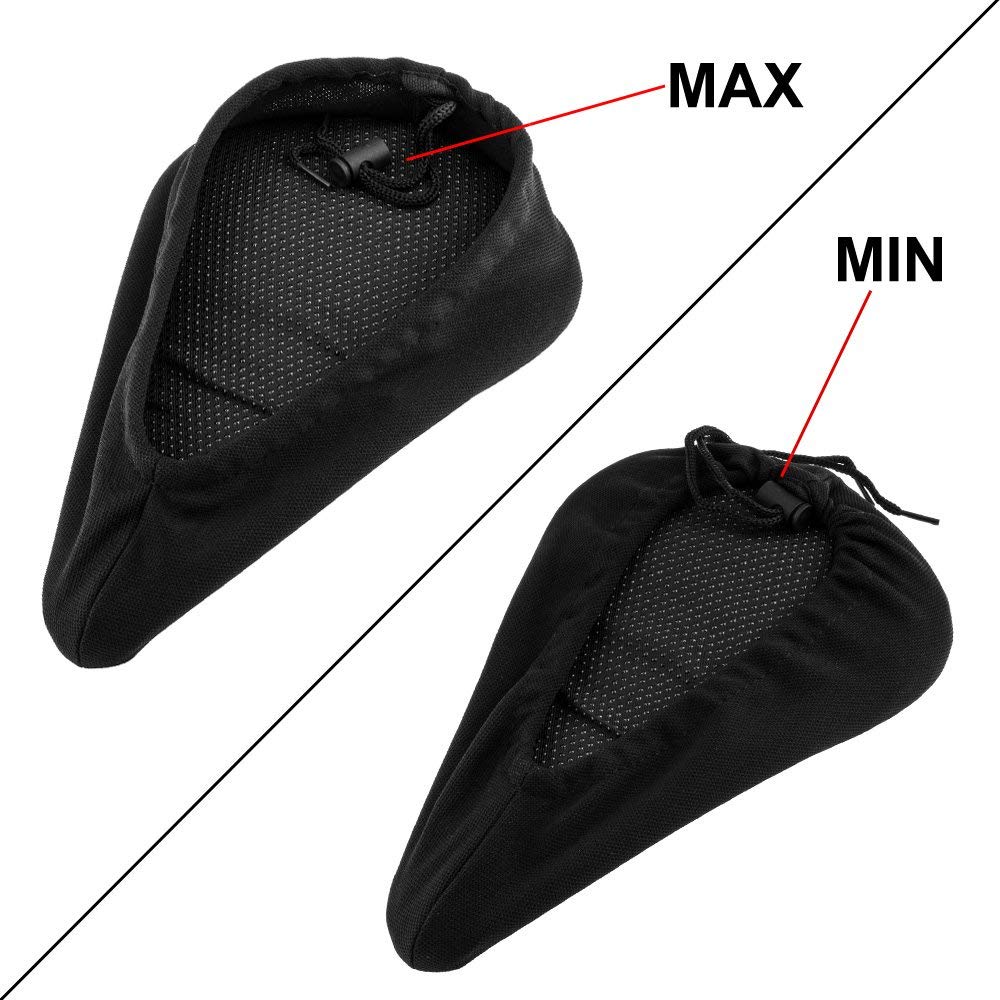 Zacro Bike Seat Cushion - Gel Padded Cover For Men Women Comfort, Extra Soft Exercise Bicycle Compatible With Peloton, Stationar
