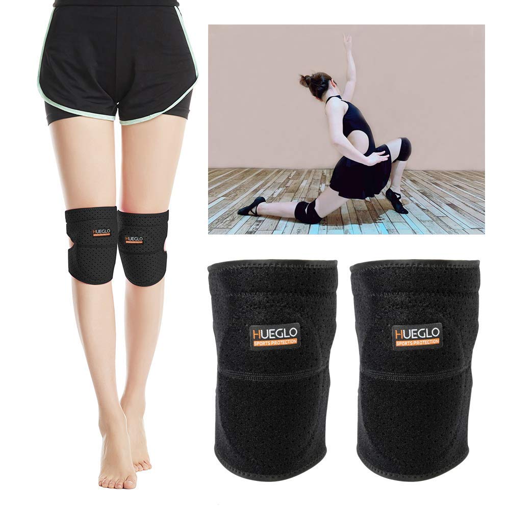 Hueglo Dance Knee Pads For Kids,Soft Breathable Knee Pads For Kids Junior Youth Knees Protective,Knee Support For Dancing Runnin