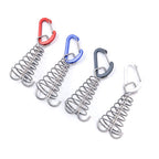 Alnicov 10Pcs Square Deck Anchor Pegs,Tent Awning Anchor With D-Shaped Carabiners For Camping Outdoor Timber Deck Plank Random C
